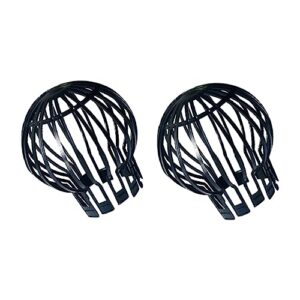 doitool 2 pcs eaves filter cover plastic funnel round balloons plastic balloons downpipe leaf guard downspout guard rain gutter screens drainage pipe strainer cover roof downpipe strainers