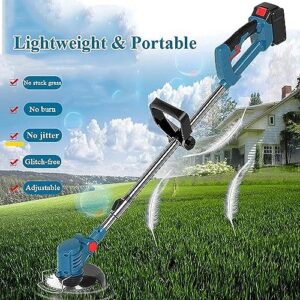 HYQHYX Land Mower self propelled Gas Lawn mowerElectric Lawn Mower with 2000 mAh Battery Portable Cordless Lawn Mower for Ranch Lawn Park