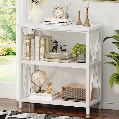 FATORRI 6 Cube Storage Organizer Bookshelf and Small Bookcase for Home Office (White Oak)
