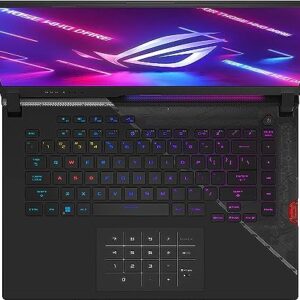 ASUS ROG Strix Scar 15 15.6” QHD 240Hz Gaming Laptop, Intel Core i9 12900H, 16GB DDR5, 1TB SSD, NVIDIA GeForce RTX 3070 Ti, Per-Key RGB Keyboard, Wi-Fi 6E, Bluetooth, Black, Win 11, 32GB USB Card