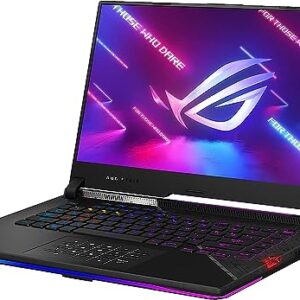 ASUS ROG Strix Scar 15 15.6” QHD 240Hz Gaming Laptop, Intel Core i9 12900H, 16GB DDR5, 1TB SSD, NVIDIA GeForce RTX 3070 Ti, Per-Key RGB Keyboard, Wi-Fi 6E, Bluetooth, Black, Win 11, 32GB USB Card