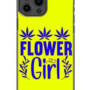 Flower Girl Funny Sarcastic Stoner Pattern Art Design Anti-Fall and Shockproof Gift iPhone case (iPhone 12 Mini)