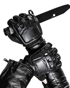 mfct tactical techwear gloves for men (black1, large)