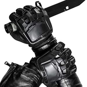 MFCT Tactical Techwear Gloves for Men (Black1, Large)