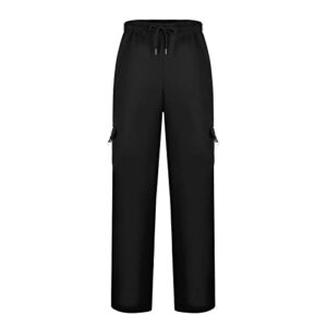 Willisos Sweatpants for Men Loose Fit, Mens Sweatpants Joggers Athletic Pants Loose Fit Drawstring Trousers Pants with Pocket