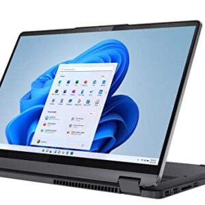 Lenovo IdeaPad Flex 5 14" 2.2K (2240x1400) IPS Touchscreen Laptop | AMD Ryzen 7 5700U 8-Core | AMD Radeon Graphics | Backlit Keyboard | Fingerprint | Wi-Fi 6 | 16GB LPDDR4 2TB SSD | Win11 Pro