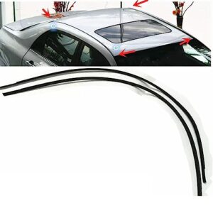 SZFKACCESS for 2014 2015 2016 2017 Toyota Corolla Front Engine Hood Sealing Strip Rubber Weatherstrip Trunk Sealing Strip Trim Rubber Weatherstrip Roof Gutter Seal Strip (Roof Gutter Sealstrip)