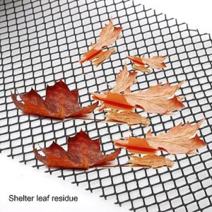 Leefasy Leaf Guard Mesh Roof Leaf Guard Mesh Strainer Anti Clogging with Fixed Hooks Drains Filter Strainer Gutter Protector Screen for Yard