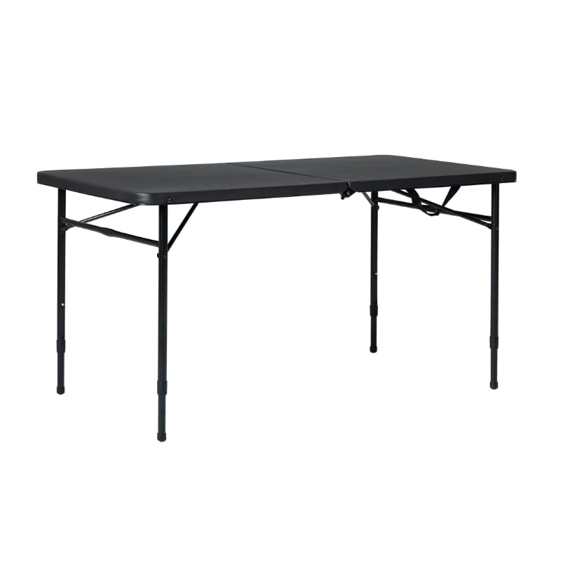 Dinning Table Set Furniture Mainstays 4 Foot Fold-in-Half Adjustable Table, Rich Black Dinning Table