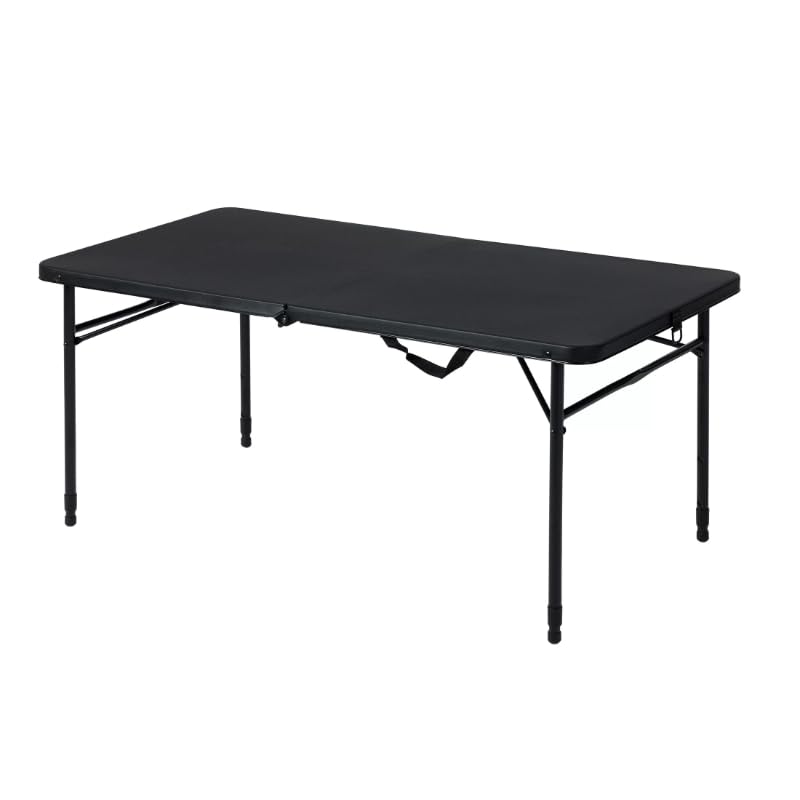 Dinning Table Set Furniture Mainstays 4 Foot Fold-in-Half Adjustable Table, Rich Black Dinning Table