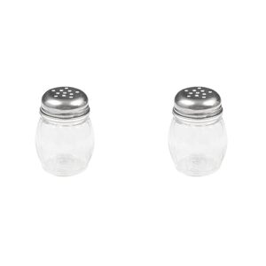 american metalcraft lexan cheese shaker set, 1 count (pack of 2), silver