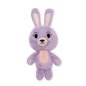listener kids scarlett the bunny plush | 8.5" soft, pink, purple, stuffed animal toy