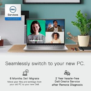 Dell 2023 Newest Inspiron 5425 Business Laptop, 14-inch 16:10 FHD+ (1920 x 1200) Touchscreen Display, AMD Ryzen 7 5825U, AMD Radeon Graphics, Backlit, Win 11 Pro Platinum Silver (16G RAM | 512G SSD)