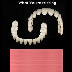 Dentures DIY Kit, Create Your Perfect Smile at Home: DIY Denture Fake Teeth Kit - Easy, Affordable, and Customizable Denture Solution