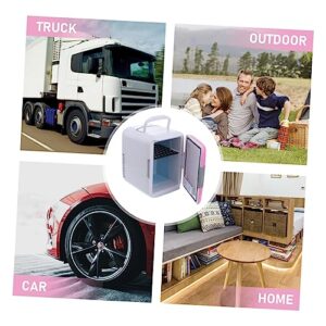 Didiseaon car refrigerator mini refrigerador freezer mini cosmetics fridge picnic beverage cooler small plug in fridge small fridge Dual-Use Fridge Car Accessories Mini Refrigerator heater