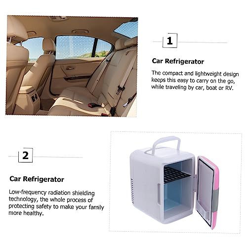 Didiseaon car refrigerator mini refrigerador freezer mini cosmetics fridge picnic beverage cooler small plug in fridge small fridge Dual-Use Fridge Car Accessories Mini Refrigerator heater