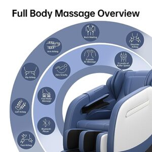 SMAGREHO MM350 Massage Chair, Blue