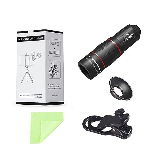 Mobile Phone monoculars, 18X External telephoto Lens, Outdoor Photography, HD telephoto Lens 18x B (Standard)