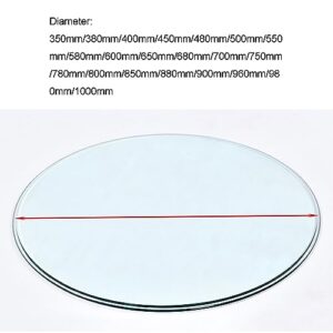 SAGIDAR Round Tempered Glass Round Table Top Round Glass Table Top Replacement, Table Top Tempered Glass Round Table Glass Dining Table, Kitchen Dining Table Top Coffee