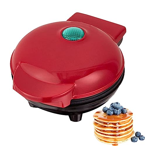 Mini Pancakes Maker, Mini Waffle Maker Machine, Mini Pancake Griddle Breakfast Maker, Non-stick Multifunctional Round Griddle Electric Kitchen Small Appliances Eggs Cookies Sandwich Maker