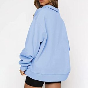 HUCHPI lounge shirts women oversized hoodies for women trendy ribbed long sleeve women's long sleeve tees womens winter shirts 18 year old girl birthday gifts