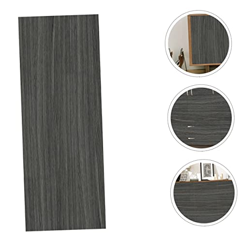 DOITOOL 4pcs Vinyl Bathroom Decals Wood Floor Carpet Grain Home Decor Stickers Cmxcm Laminate Wall Decorative Decal Self-Adhesive Kitchen for Tiles Bedroom Flooring Removable Sticker