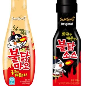 Bulldark Spicy Chicken Roasted 250g / Korean food/Korean sauce/Asian dishes Samyang K-food Mukbang [삼양 불닭소스 그리고 마요] Buldark1pc And Buldark Mayo 1pc