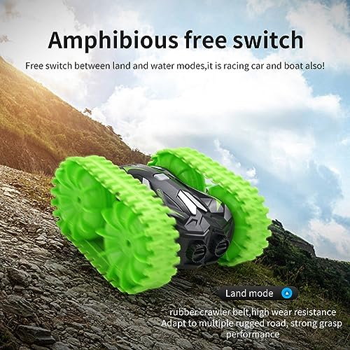 Cheers.US Remote Control Car Cars 4WD Double Sided Rotating Stunt Car Flips Boy Toy Cars High Speed Off Road aterproof RC Crawler Truck Toy for Birthday Holiday