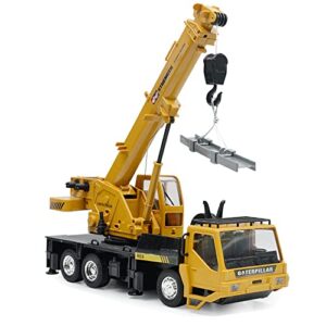 HEBXMF 2.4G Off-Road RC Trucks Tower Cranes Remote Control Construction Toy Loaders RC Engineering Vehicle Models,RC Car Cranes, Educational Toys, Gifts for Children