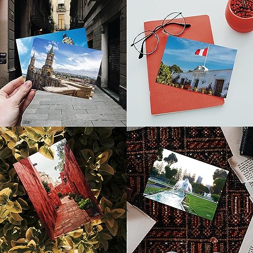 Dear Mapper Peru City Landscape Postcards Pack 20pc/Set Postcards From Around The World Greeting Cards for Business World Travel Postcard for Mailing Decor Gift