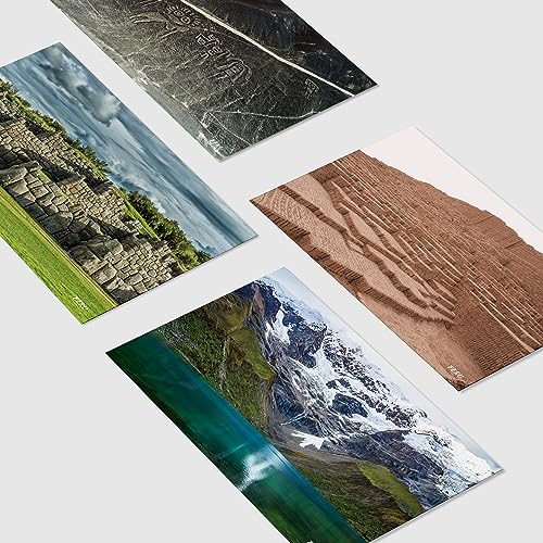Dear Mapper Peru Natural Landscape Postcards Pack 20pc/Set Postcards From Around The World Greeting Cards for Business World Travel Postcard for Mailing Decor Gift