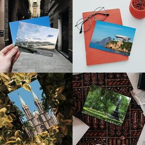 Dear Mapper Brazil City Landscape Postcards Pack 20pc/Set Postcards From Around The World Greeting Cards for Business World Travel Postcard for Mailing Decor Gift