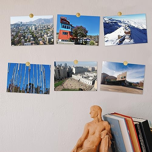 Dear Mapper Chile City Landscape Postcards Pack 20pc/Set Postcards From Around The World Greeting Cards for Business World Travel Postcard for Mailing Decor Gift