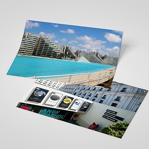Dear Mapper Chile City Landscape Postcards Pack 20pc/Set Postcards From Around The World Greeting Cards for Business World Travel Postcard for Mailing Decor Gift