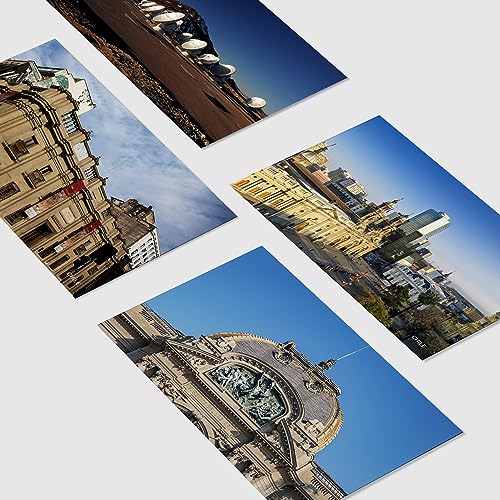 Dear Mapper Chile City Landscape Postcards Pack 20pc/Set Postcards From Around The World Greeting Cards for Business World Travel Postcard for Mailing Decor Gift