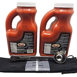 Young Guns Mild Red Chile Sauce 2-Pack - 505 Fresh - Made With Young Guns Hatch Valley Chile + AlwaysThriving™ 2-in-1 Scoop Spoon & Bag Clip Combo - Authentic Hatch Flavor (Red Chile Sauce(HOT))