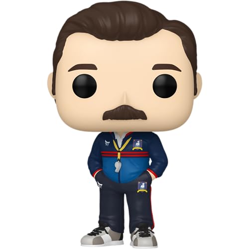 T e d Lasso: P o p ! TV Vinyl Figurine Bundle with 1 Compatible Graphic Protector (1351-65710 - B)