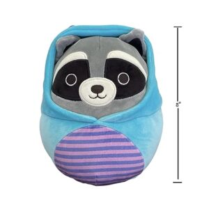 Squishmallow 8" Halloween Rocky The Raccoon in Blue Monster Costume Plush - Officially Licensed Kellytoy Plush - Collectible Soft & Squishy - Stuffed Animal Toy - Gift for Kids, Girls & Boys - 8 Inch