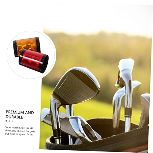 INOOMP 8 Pcs Golf Club Cover Outdoor Accessories Accessories Outdoor Sleeve Protectors Golfing Clubs Parts Golfs Bumper Rolling Cart Accessories Protection Golfs Ferrules Replace