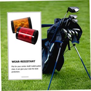 INOOMP 8 Pcs Golf Club Cover Outdoor Accessories Accessories Outdoor Sleeve Protectors Golfing Clubs Parts Golfs Bumper Rolling Cart Accessories Protection Golfs Ferrules Replace