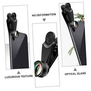 Abaodam 1 Set 10 Mobile Phone Lens Set fisheye Lens Phone Clip Lens 10 in 1 Phone Photo Lens Telephoto Lens Glass Material Phone Photography Lens Universal Mobile Phone Lens External