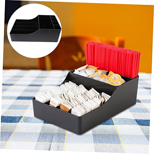 Didiseaon Classification Storage Box Snack containers Locker Organizer bandejas para comida Plastic Coffee Condiment Holder Tea Bags Storage Cabinet Accessory Tray Tea Bag Holder teahouse