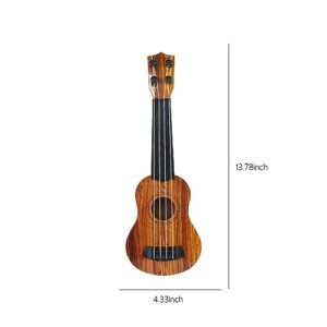 Kids Toy Ukulele, Kids Guitar Musical Toy, Beginner Musical Instrument 14 inches with 4 Strings Mini Guitar for Skill Improving Kids Play Early Educational Pre School Children Toddler