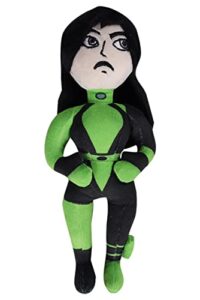 feeriay shego plush toy 10 in soft cute shego stuffed cartoon figure plushie doll toy pillow for kids as the gift (shgeo, one size)