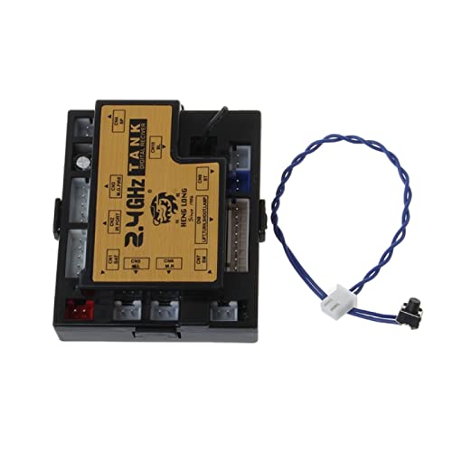 ZEZEFUFU RC Car Toy 2.4G 5.3 Version Receiver Board Motherboard Electronic Accessories for Henglong 1/16 RC 3818 Tank Model