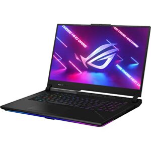 ASUS ROG Strix SCAR-17 G733 Gaming & Entertainment Laptop (AMD Ryzen 9 7945HX 16-Core, 64GB DDR5 4800MHz RAM, 2x8TB PCIe SSD RAID 1 (8TB), GeForce RTX 4080, 17.3" Win 11 Pro) with DV4K Dock