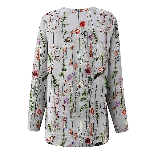 Generic Long Sleeve Shirt for Women Long Sleeve Tops for Women Pullover Sweaters for Women Long Sleeve Round Neck Long Sleeve Pullover Loose Blouses Casual Tops Lightweight Shirts Printed T Shirts