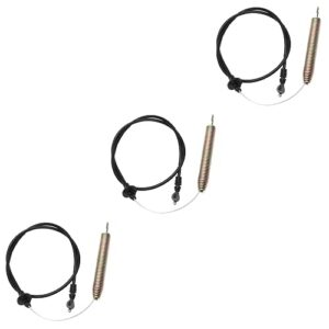 yardwe clutch 3 pcs durable grass cutter deck pull lawn replacement practical for cord craftsman engagement machine fit mower cable tractor mowing clutch control engagement cable