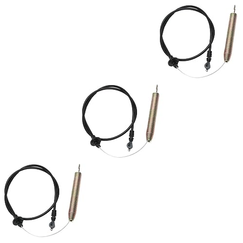 Yardwe Clutch 3 pcs Durable Grass Cutter Deck Pull Lawn Replacement Practical for Cord Craftsman Engagement Machine Fit Mower Cable Tractor Mowing Clutch Control Engagement Cable