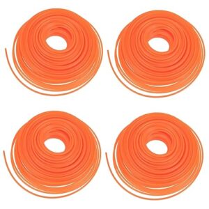 Yardwe 4pcs for Xcm Cutter Spool Supplies Professional Steel Trailer Wire Cutters Cordless Round Landscape Mower Grass Mowers Accessory Orange Rope Accessories Trimmer Brush Replacement